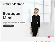 Tablet Screenshot of boutique-mimi.at